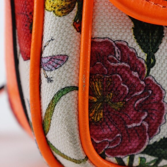 GUCCI Authentic Orange Leather Shoulder Bag - Picture 9 of 13